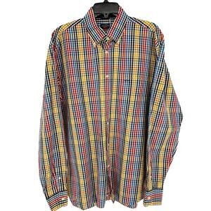 Paul & Shark Yachting Men's Casual Shirt Made in Italy Plaid Check